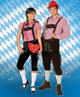 Schicke Oktoberfest Lederhosen...