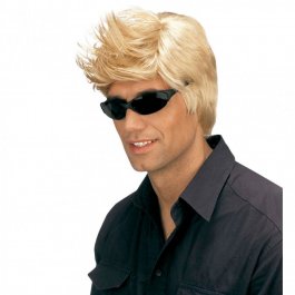 BLONDE HEINO PERÜCKE Karneval Perrücke blond Schlager Star Starperücke