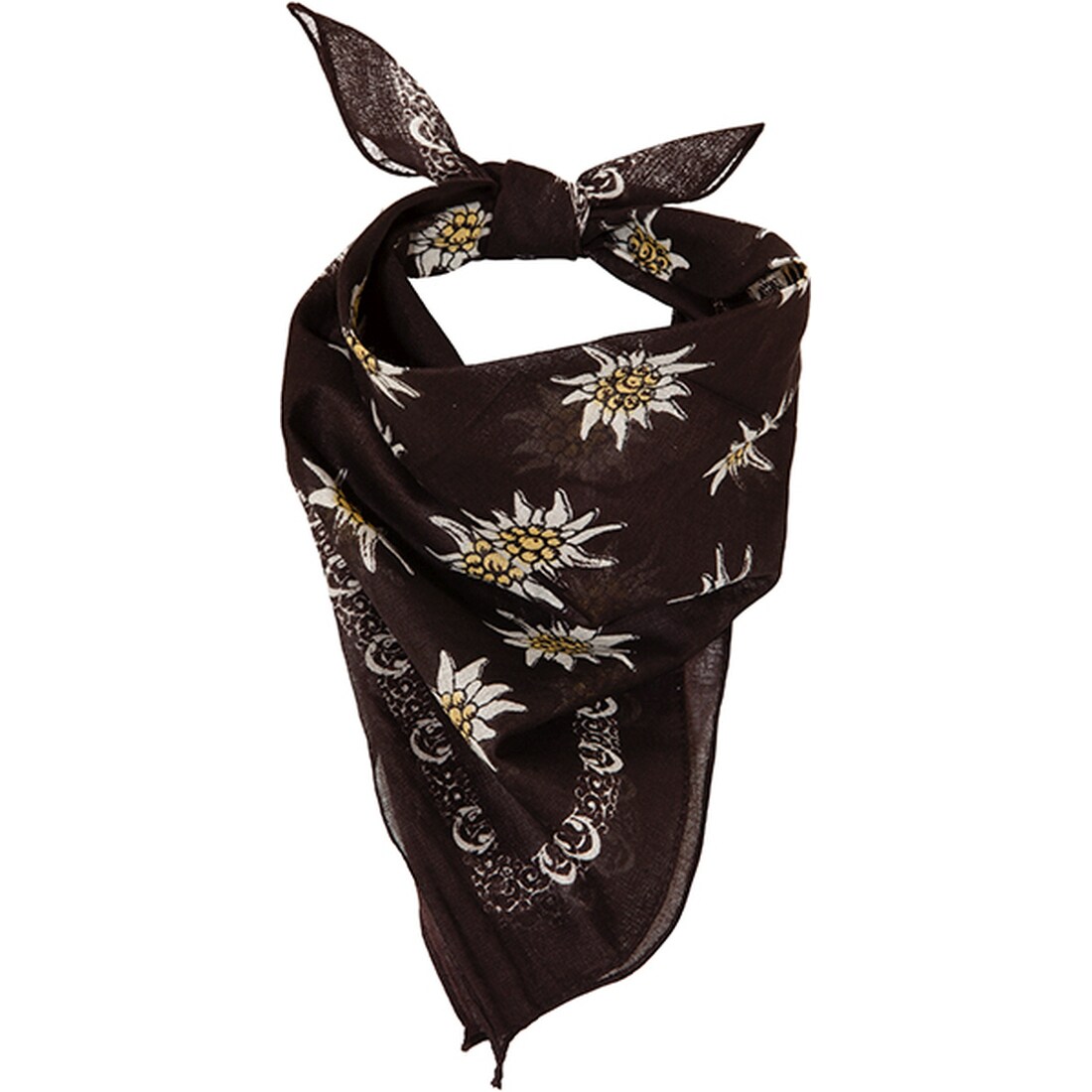 Pañuelo Unisex Algodón Pañuelo Breiter Flor Edelweiss - 100% Algodón 50x50 Cm, Color Naranja Pañuelo Breiter Edelweiss 100% Algodón 50x50 Naranja