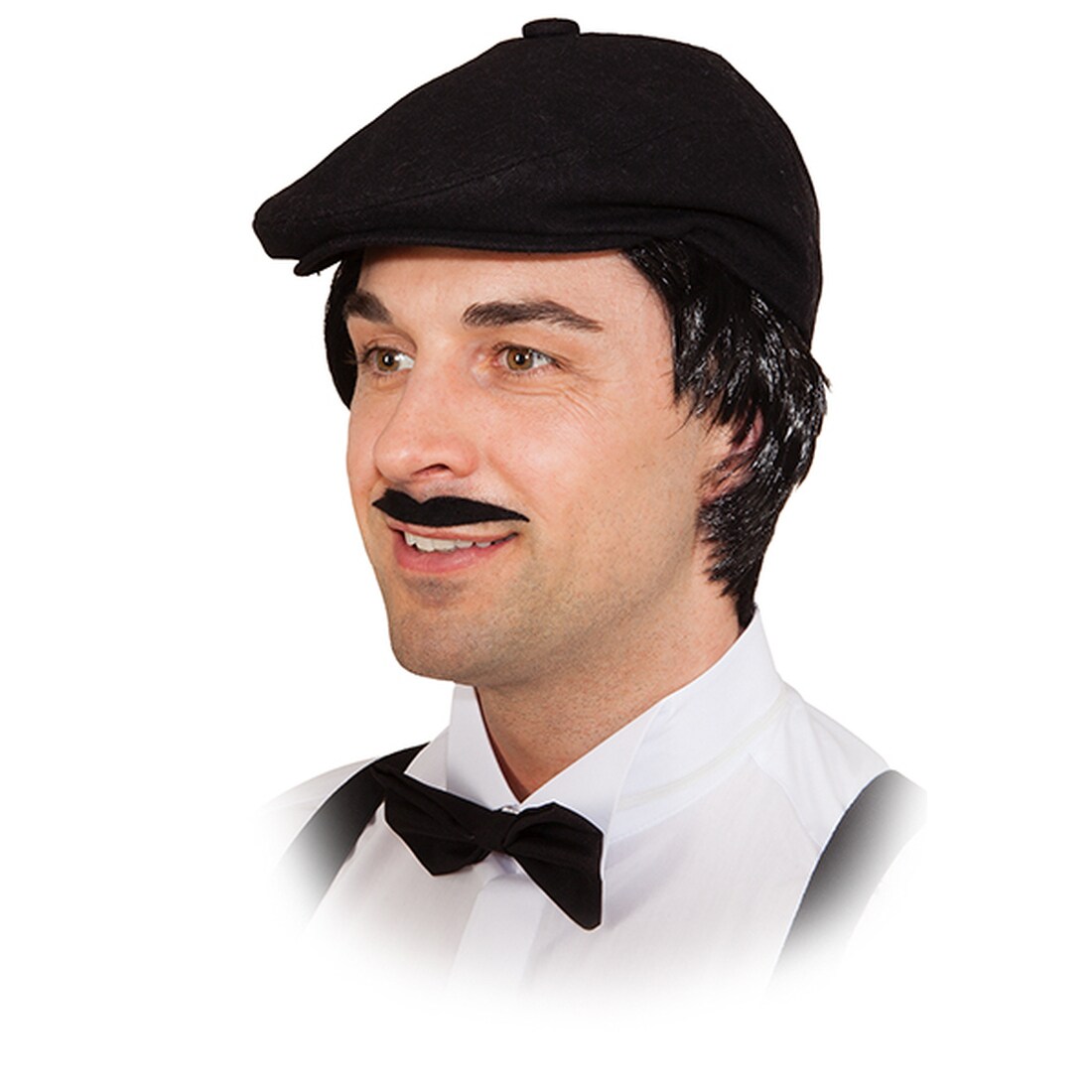 Schwarze Glockenmütze Aus Wollfilz - Vintage Fedora Damenhut Mit Schleife