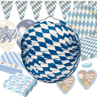 Oktoberfest Lampion Bayern Papier Laterne