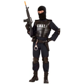 Kinder Kostüm Swat 140 Spezialeinheit