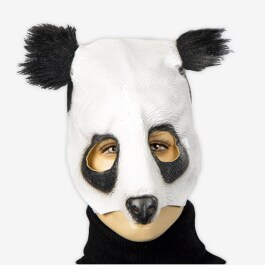 Panda Maske Latex Tiermaske