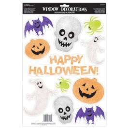 Happy Halloween Fensterdeko 45,7 x 30, 5 cm Kinder...