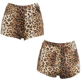 Leo Print Hotpants Shorts Leoparden Print