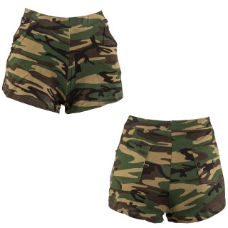 Camouflage Hot Pants Shorts tarnfarben S/M 34 – 40