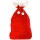 Weihnachtsmannsack Deluxe Jutesack rot