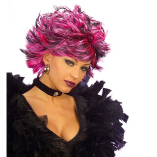Per&uuml;cke Glamour Girl pink sexy Vamp Fasching