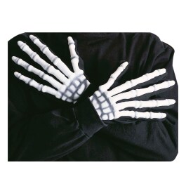 Halloween Handschuhe Skelett Zubehör