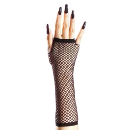 Fingerlose Netzhandschuhe schwarz Handschuhe