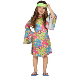 Hippiekleid Mädchen Flower Power Kleid