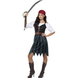 Piratenkostüm Damen Piratinnenkostüm L 44/46