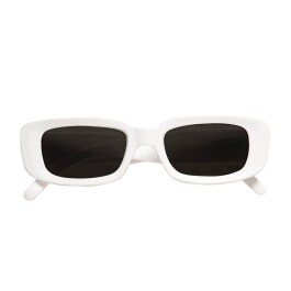 White-Look Party Brille in weiss Sonnenbrille