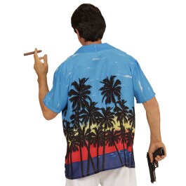 Hawaiihemd Südsee Palmen Hawaii Hemd L 50/52