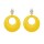 Ohrringe Creolen Modeschmuck gelb