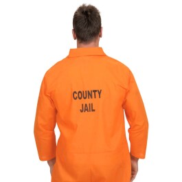 Kostüm Knasti Schwerverbrecher orange XL