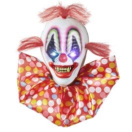 Animierter Horror Clown mit leuchtenden Augen Halloween...