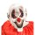 Lachende Horror Clown Maske Gruselige Clownsmaske