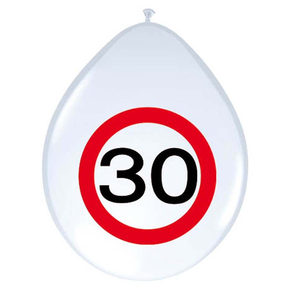 Folat 30. Geburtstag Verkehrsschild Wabenfächer – 3-teilige Papier-Deko Für Mottoparty & Jubiläum