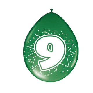 Luftballone Geburtstag Zahlenballone 9 Jahre