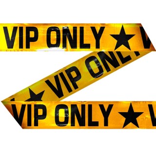 VIP only Absperrband 15 m Party Flatterband Partyband