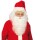 Santa Claus Brille runde Brille Goldrand