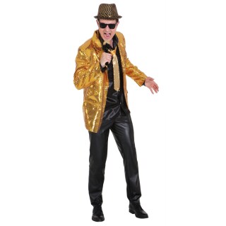 Paillettenjacke Show Jacket Kostüm gold