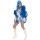 Sexy Travestie Kostüm 70er Kleid Kostüme XL 54-56 blau