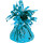 Ballongewicht Folie mit Fransen Ballonbeschwerer Luftballons 170 g Hellblau
