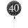 Folien Luftballon 40. Geburtstag Folienballon Happy Birthday 43 cm