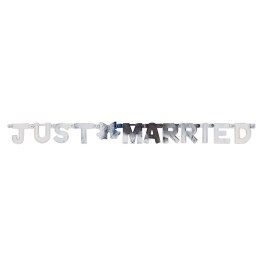 Just Married Girlande Hochzeitsgirlande Trauung 130 x...