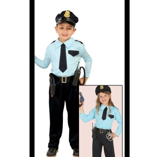 Polizei Kinderkostüm Polizist Kostüm Kind 10 - 12 Jahre, 142 - 148 cm