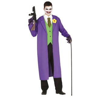 Joker Kostüm Bösewicht Killerclown Herrenkostüm