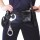 Polizei Gürtel inklusive Accessoires Holster mit Handschellen, Tasche, Pistole, Schlagstock