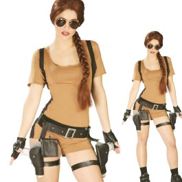 Lara Croft Kost&uuml;m Tomb Raider Damenkost&uuml;m L...