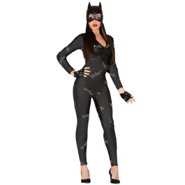 Katzen Jumpsuit Katzenkostüm mit Maske XS-S (34/36)