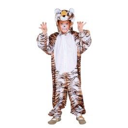 Tigerkostüm Kind Tiger Overall 116/128, 5 - 7 Jahre