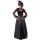 Gothic Queen Kostüm Schwarze Königin Kleid