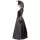 Gothic Queen Kostüm Schwarze Königin Kleid