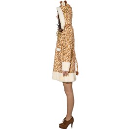 Giraffenkostüm Damen Giraffenkleid Karneval 46/48 (L/XL)