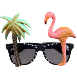 Partybrille Hawaii Spaßbrille Karibik