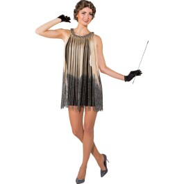 Flapper Dress Charleston Kleid mit Fransen