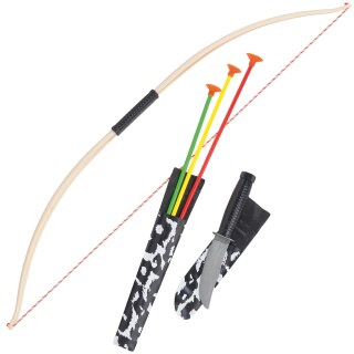Indianer Pfeilbogen Indianisches Pfeil Und Bogen Set 70 Cm 7 49