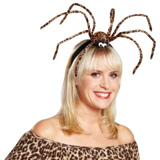 Leoparden Spinnen Haarreif Halloween Kopfschmuck Spinne