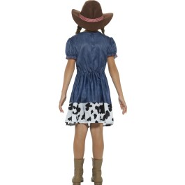 Cowgirl Kostüm Wilder Westen Kinderkostüm S, 4 - 6 Jahre, 115 - 128 cm