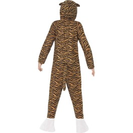 Tigerkostüm Kind Tiger Jumpsuit L, 10 - 12 Jahre, 145 - 158 cm