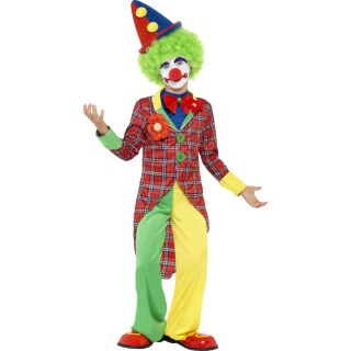 Clownkostüm Kinder Kinderkostüm Clown L, 10 - 12 Jahre, 145 - 158 cm