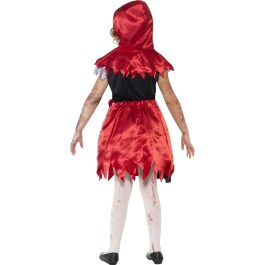 Halloweenkostüm Horror-Rotkäppchen Zombie Kinderkostüm L, 10 - 12 Jahre, 145 - 158 cm