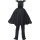 Fledermaus Umhang Kind Bat Cape Kinder Halloween M/L, 7 - 12 Jahre, 130 -158 cm