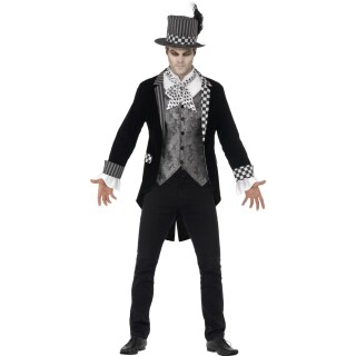 Dunkler Hutmacher Kostüm Dark Hatter Halloweenkostüm